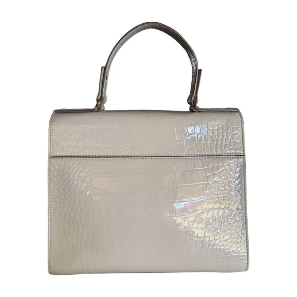 Kate Spade New‎ York Doris Knightsbridge Croc Embossed Patent Leather Satchel